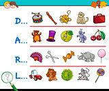 find picture educational game