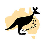 Kangaroo, sketch for your design