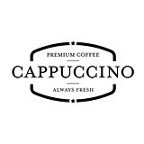 Cappuccino vintage stamp logo