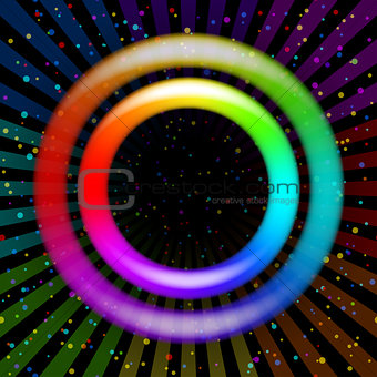 Rainbow ring, background