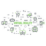 Virtual reality icons