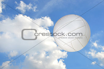 volleyball in sky