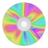 a colorful cd-rom music data storage