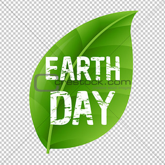 Earth Day Leaf And Transparent Background