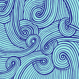 Abstract background of doodle hand drawn lines. Colorful pattern.