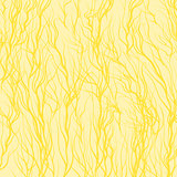 Trees on Yellow Background