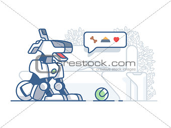 Modern dog robot