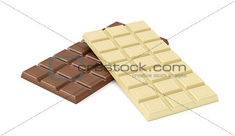 Two chocolate bars