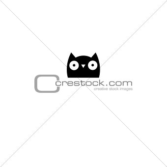 Vector eagle owl icons