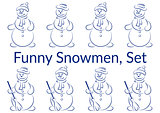 Snowman Pictogram, Set