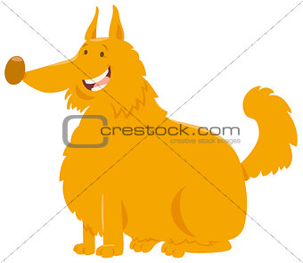 yellow shaggy dog cartoon