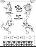 counting game coloring page