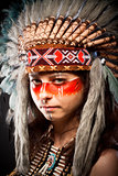 Native American Indian Chief War Bonner 