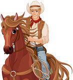 Horse Riding Cowboy