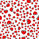 seamless pattern with heart. vector