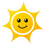 vector illustration of the sun