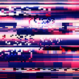 Abstract background with glitch effect