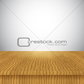 Wooden table display background 