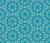 blue classic geometric seamless pattern