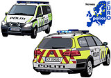 Norway Police Car