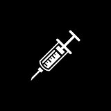 Vaccination and Medical Services Icon.