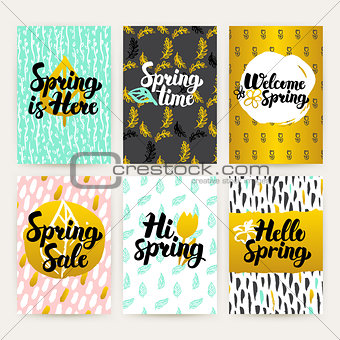 Spring Time Trendy Brochures