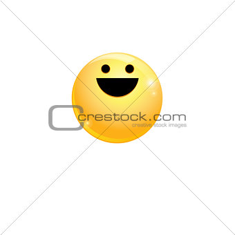 Vector smile icon