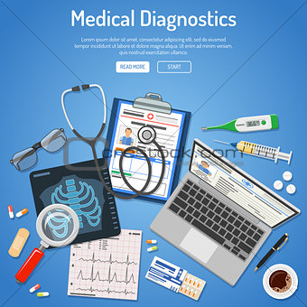 Medical diagnostics concept