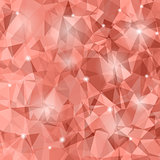 Abstract Red Polygonal Background