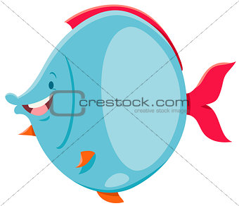 cartoon fish animal character