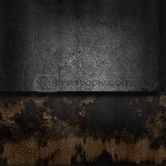 Grunge metal and rust background