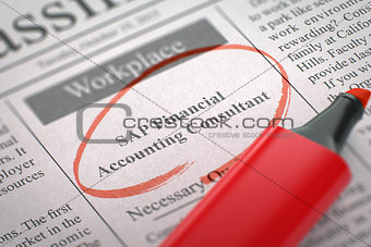 SAP Financial Accounting Consultant Hiring Now. 3d.