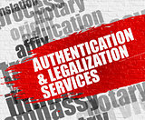 Authentication And Legalization Services on White Wall.