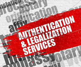 Authentication And Legalization Services on White Wall.