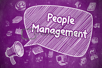 People Management - Business Concept.