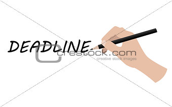 Hand writing deadline