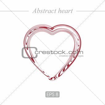 Decorative vector heart