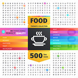 Food Thematic Collection of Line Icons
