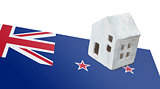 Small house on a flag - New Zealand