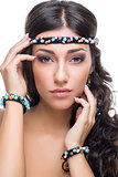 beautiful girl with accessories