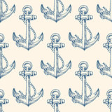 Seamless pattern with anchors