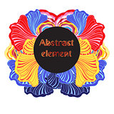 Bright abstract fantastic element