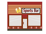 Flat Design Sports Bar
