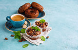 Chocolate Muffins and Coffee