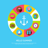 Concept Hello Summer