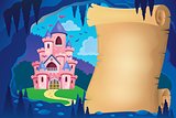 Parchment in fairy tale cave image 2