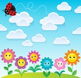 Spring topic background 9