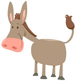 cartoon donkey farm animal