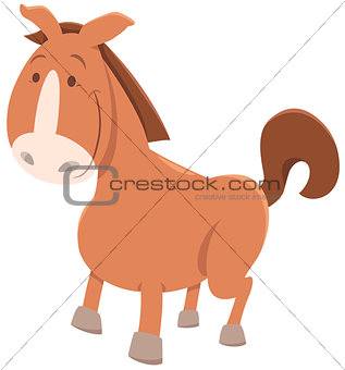 horse or pony cartoon animal