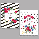 Valentine's day greeting cards